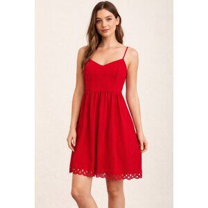 Susana Monaco Eyelet Mini Dress Size XS NWOT